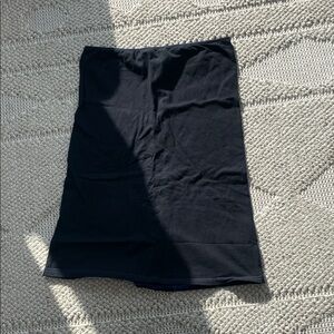 Elegant strapless, black camisole